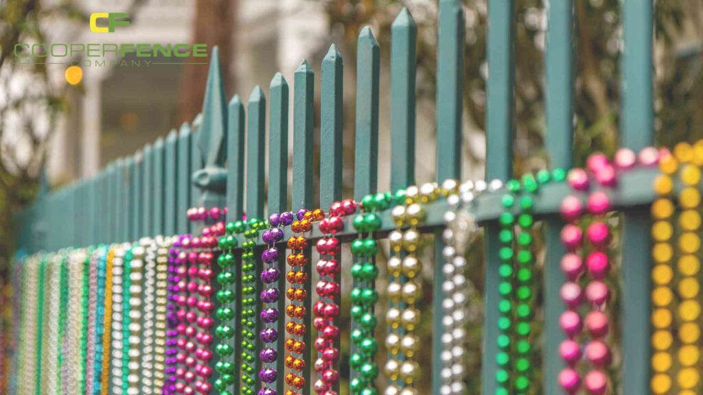 Mardi Gras 2025 fence protection