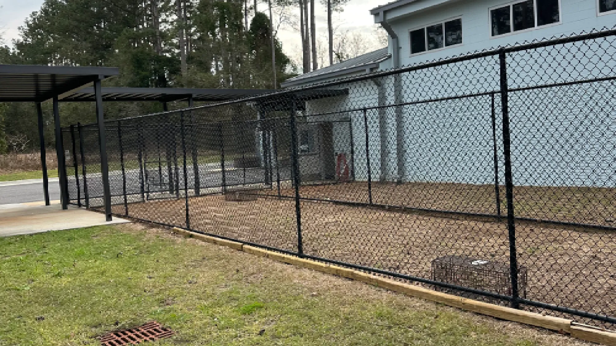 Baldwin County Animal Shelter Fencing Installed by Cooper Fence Company