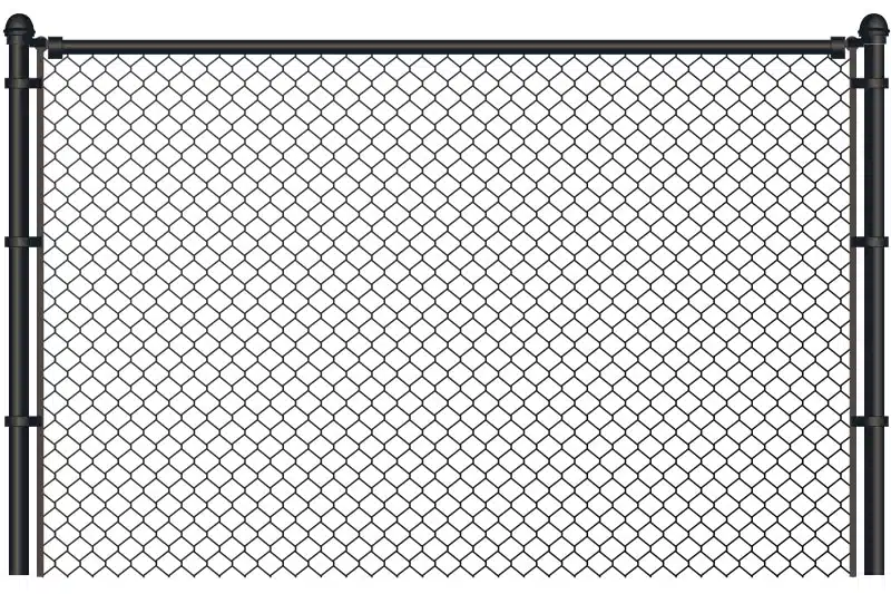 Black Chain Link Fence